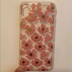 Pink flower IPhone XS Max case